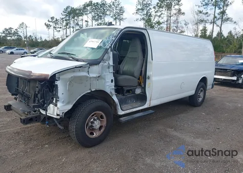 2020 Chevrolet Express Cargo Rwd 2500 Extended Wheelbase Wt from USA, damaged, VIN 1GCWGBFGXL1240547